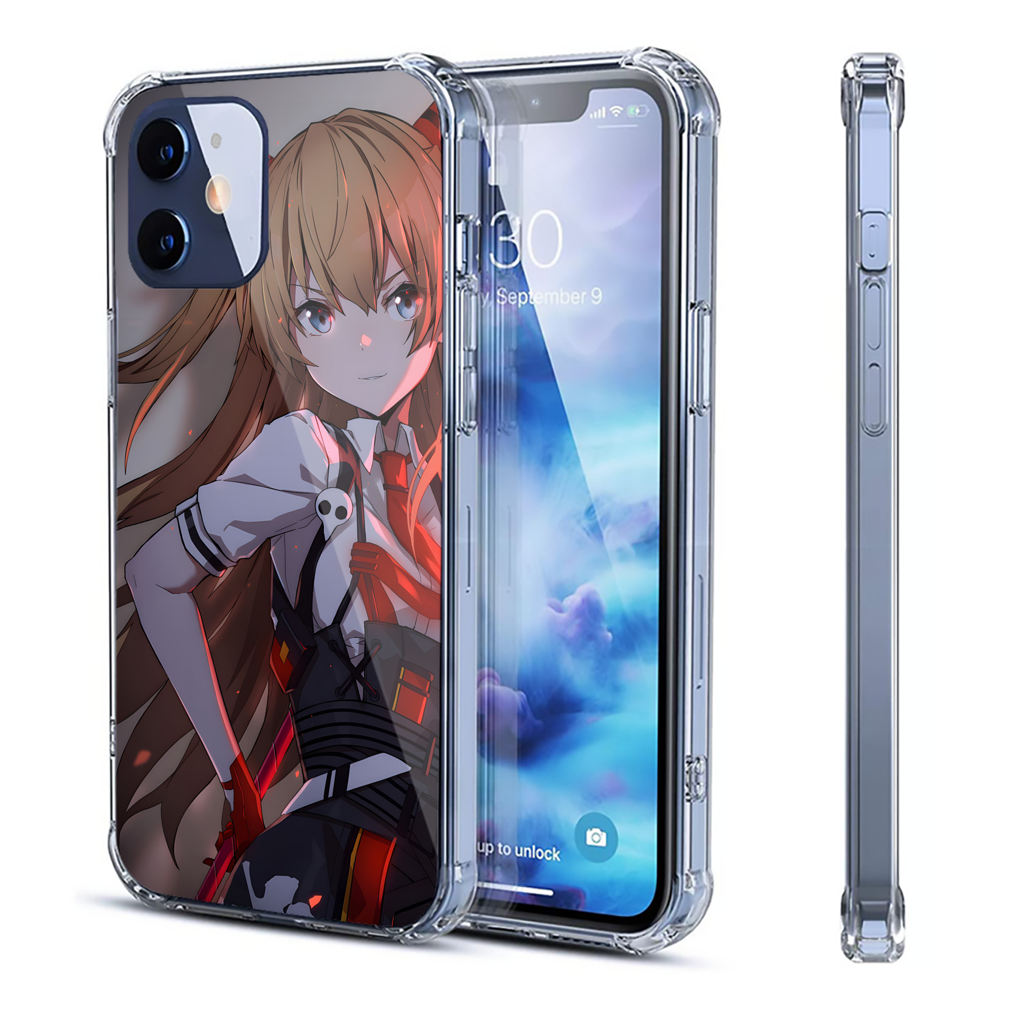 （画像用） EVA 新世紀エヴァンゲリオン 【iPhone 12シリーズ対応】透明スマホケース（クリアソフトケース）